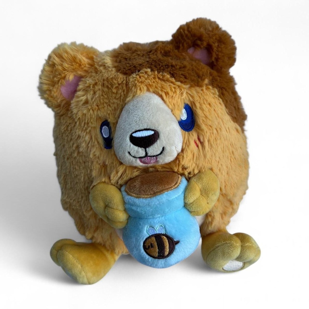 Mini Squishables Honey Bear Plush Stuffed Animal Excellent Condition